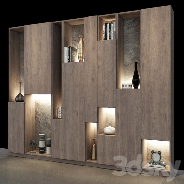 Wardrobe Display cabinets Furniture composition set 121