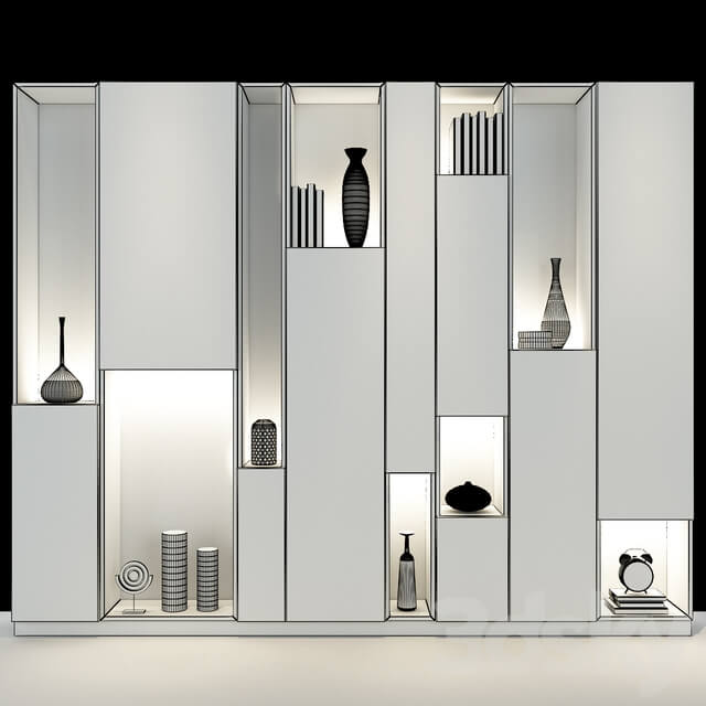 Wardrobe Display cabinets Furniture composition set 121
