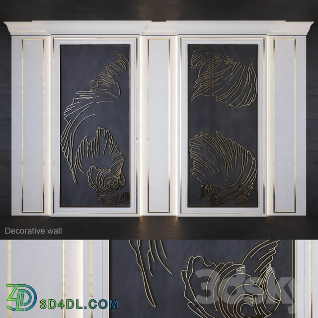Decorative wall corall