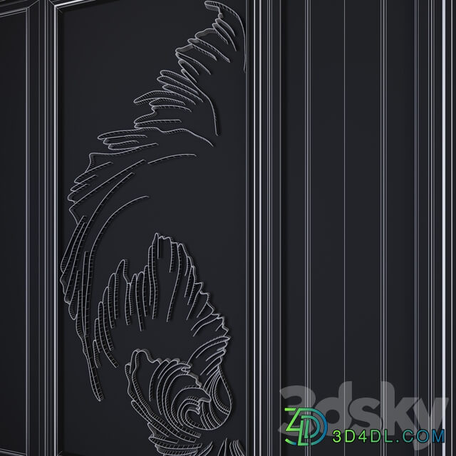Decorative wall corall