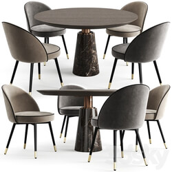 Table Chair Eichholtz Dining Table Genova And Chair Cooper 