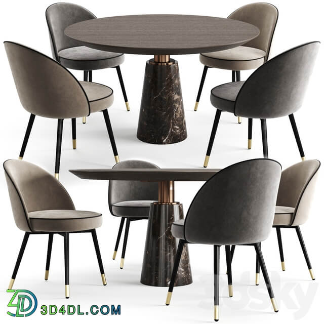 Table Chair Eichholtz Dining Table Genova And Chair Cooper