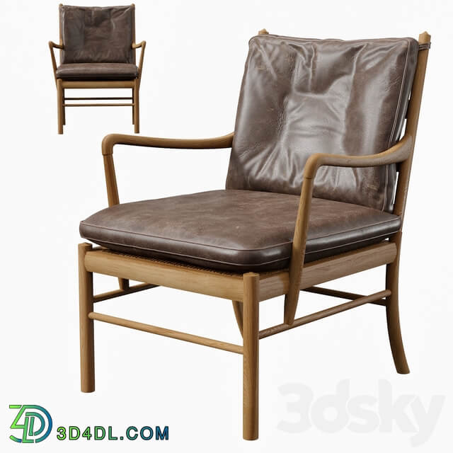 schalling OLE WANSCHER COLONIAL ARMCHAIRS