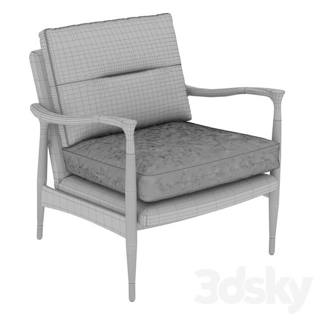 Theodore Arm Chair Natural Linen soho home