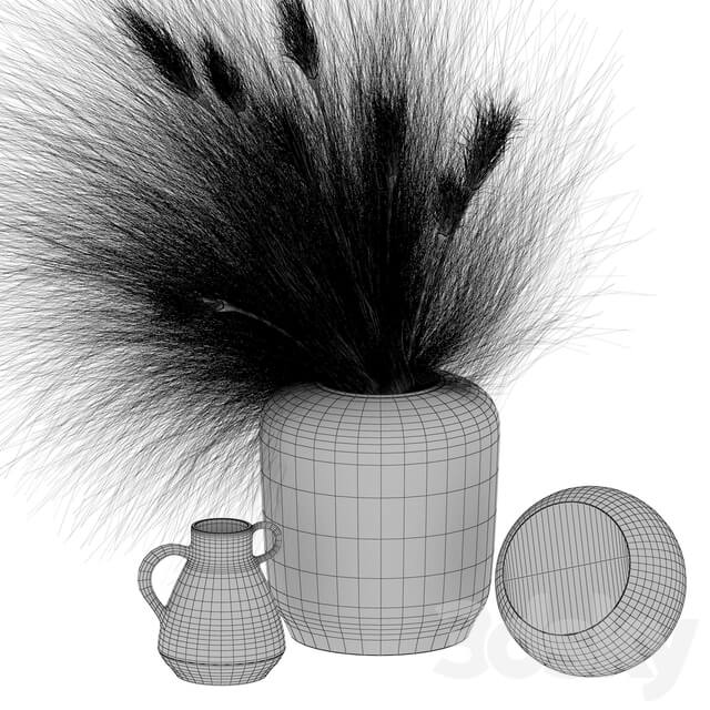 Interior decor set 3D Models
