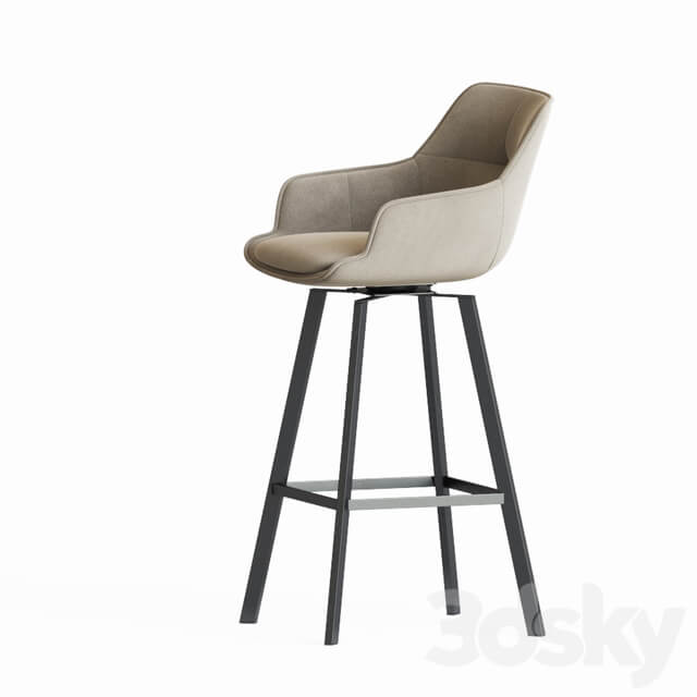 Black Krystoffer Velvet Swivel Bar Stools