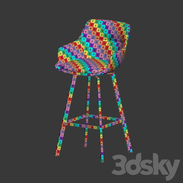 Black Krystoffer Velvet Swivel Bar Stools