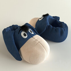 Slippers Footwear 3D Models 