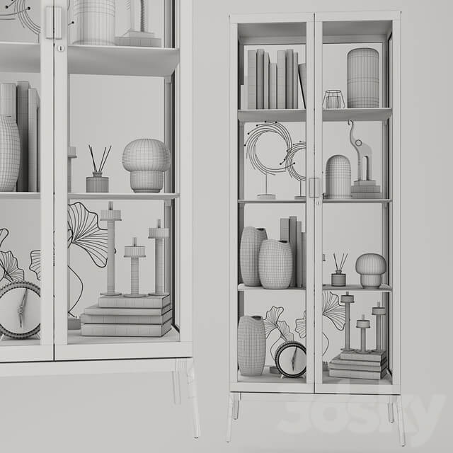 Wardrobe Display cabinets IKEA Milsbu