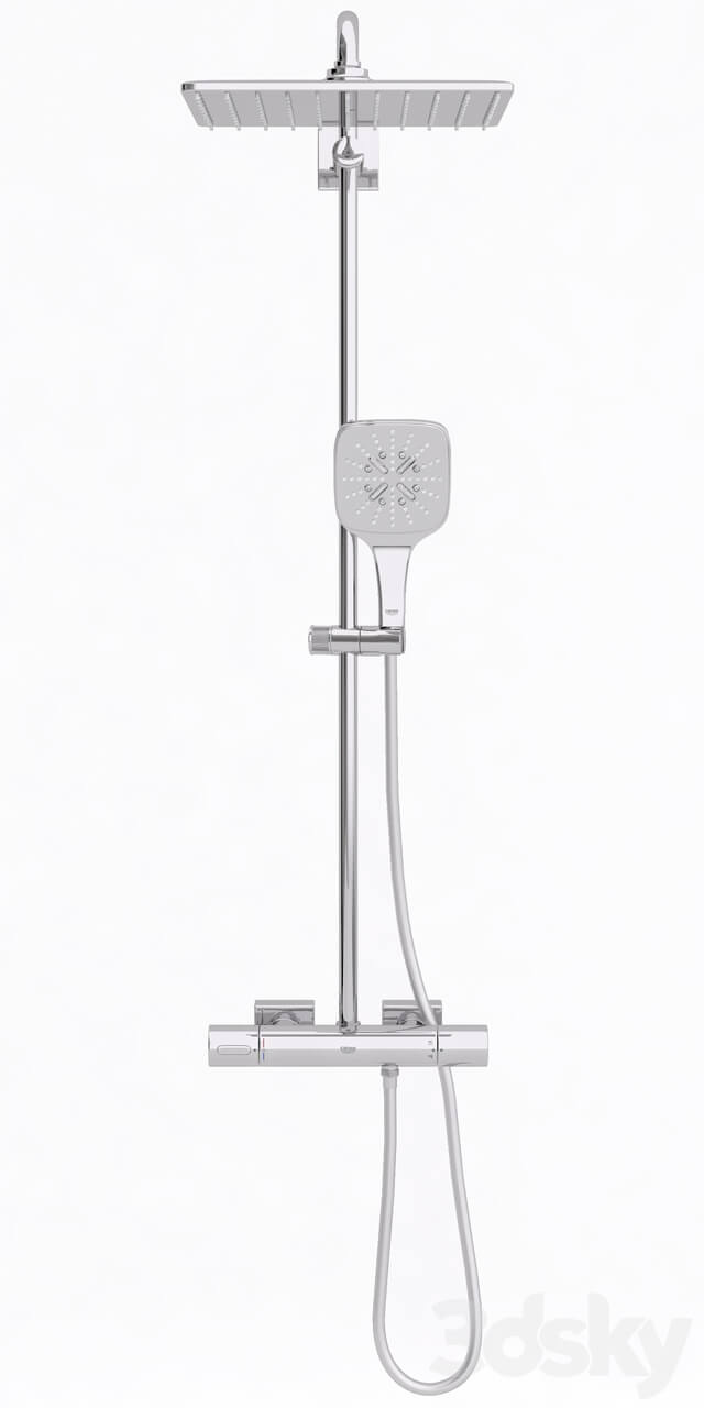 Faucet Shower system Grohe Rainshower Smartactive Cube 310