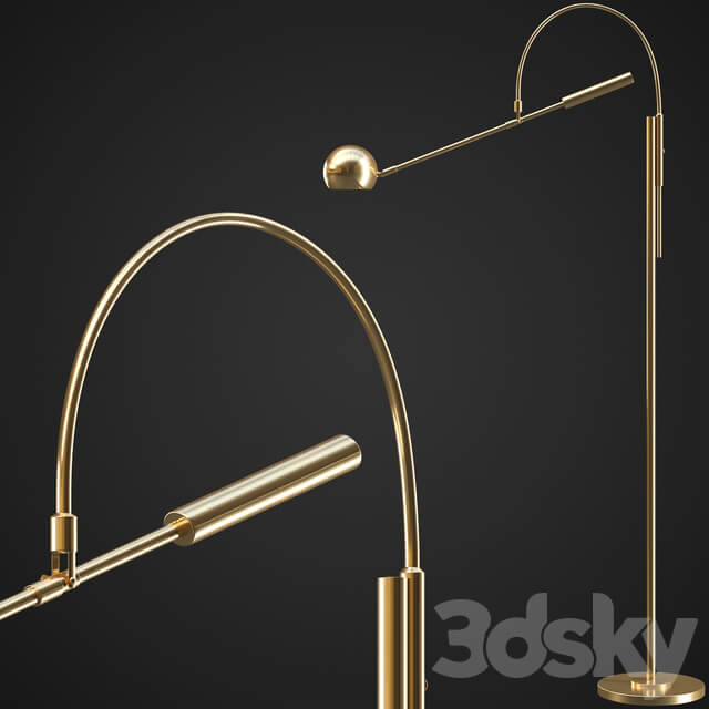 Floor lamp Restoration Hardware Orbiter II