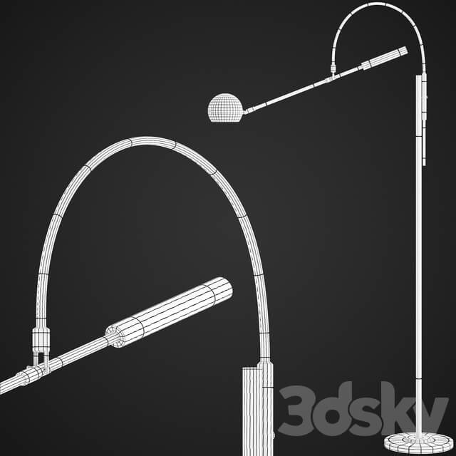 Floor lamp Restoration Hardware Orbiter II