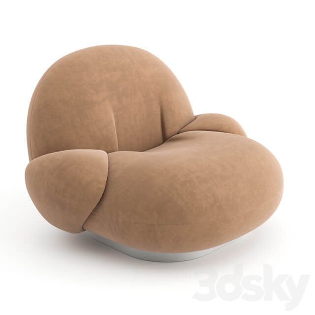 Pacha Lounge Chair with armrest by GUBI