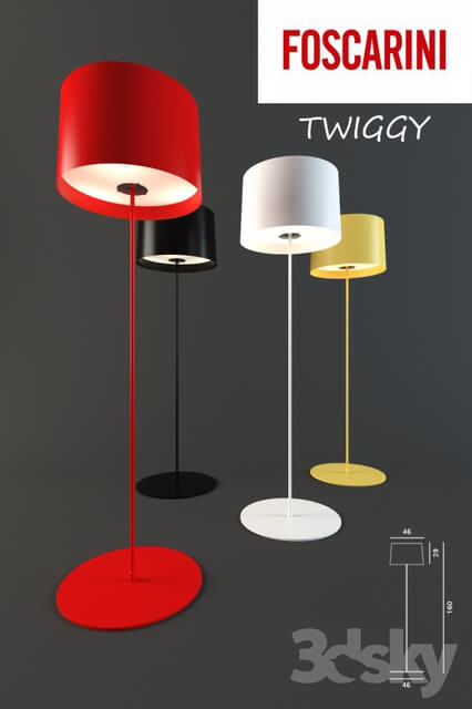 Foscarini Twiggy Floor Lamp Lettura 