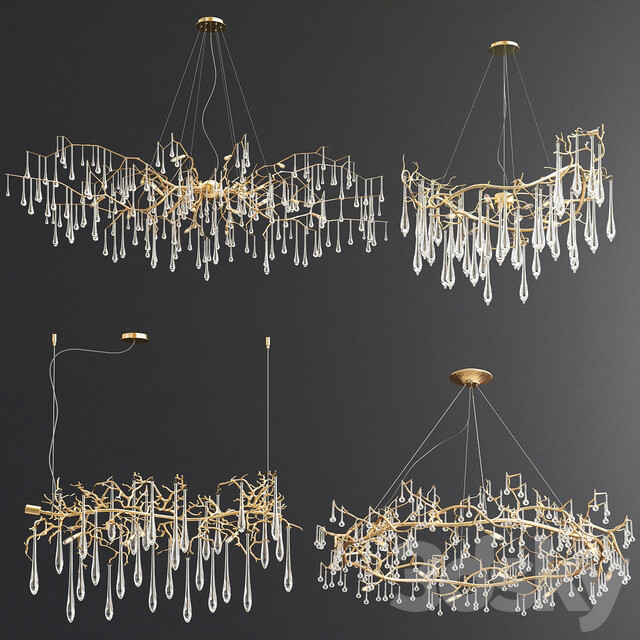 Pendant light Four Exclusive Chandelier Collection 83 Serip