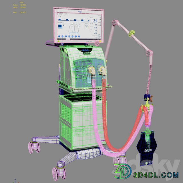 Artificial lung ventilator Dräger Evita V800