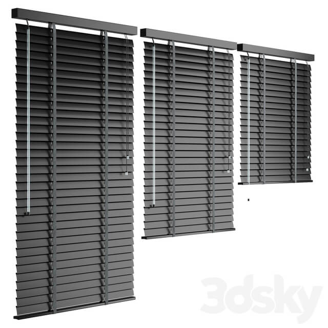 Houten jaloezieen blind 90cm