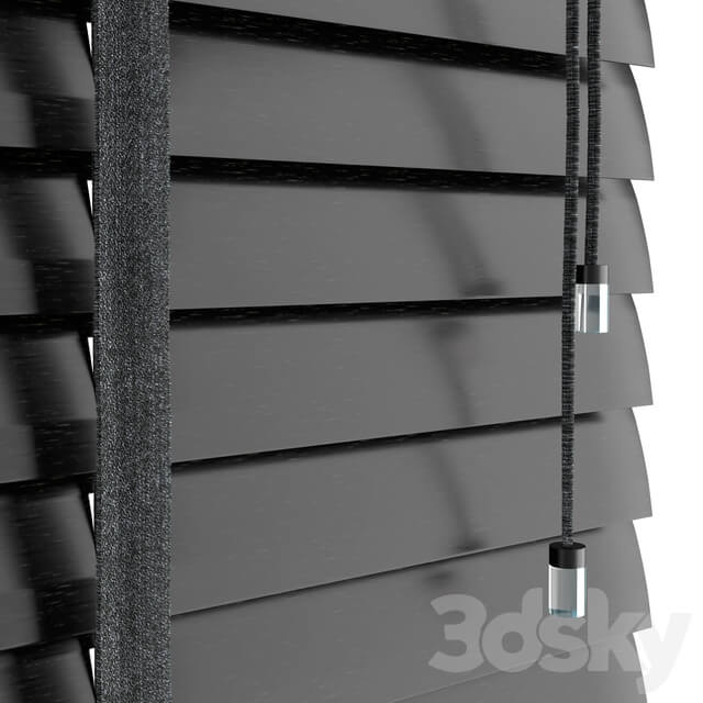 Houten jaloezieen blind 90cm