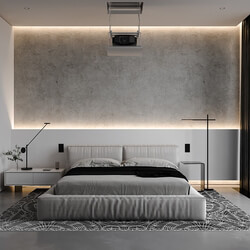 Interior BedRoom Model By Nguyen Trung 