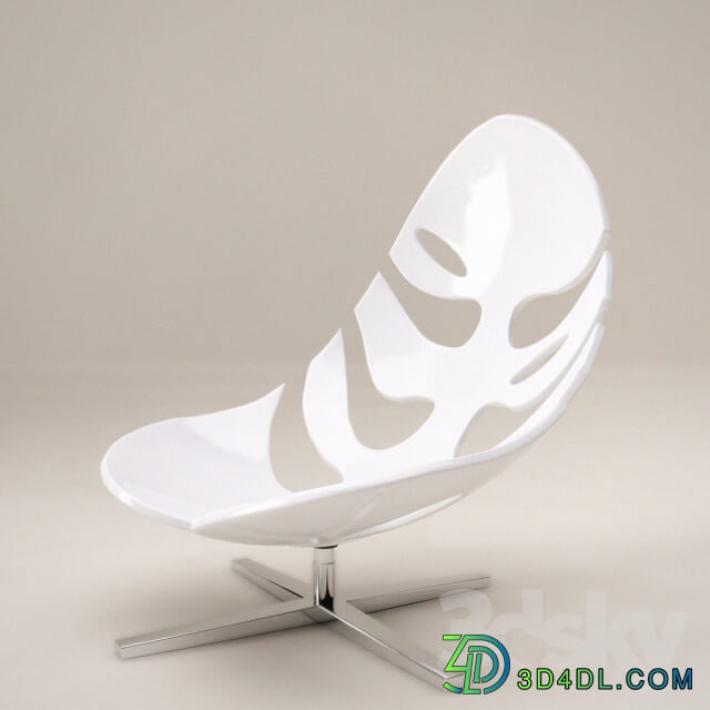 Monstera lounge chair by Philip Ahlstrom Armchair leaf monstera