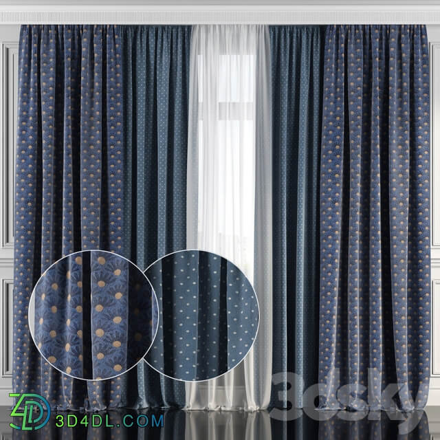 Curtains with window 144