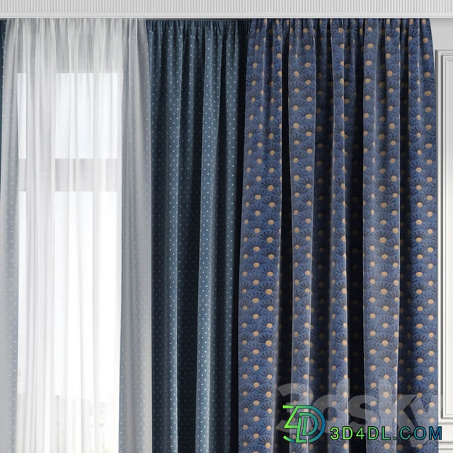 Curtains with window 144