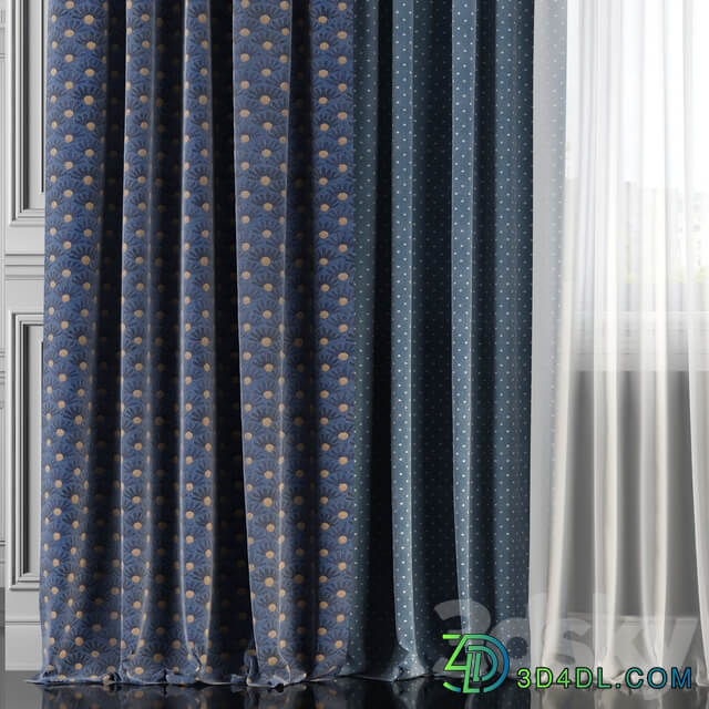 Curtains with window 144