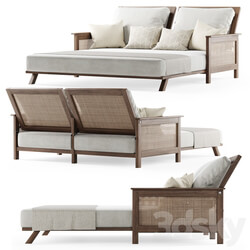 Other soft seating Wooden double daybed 
