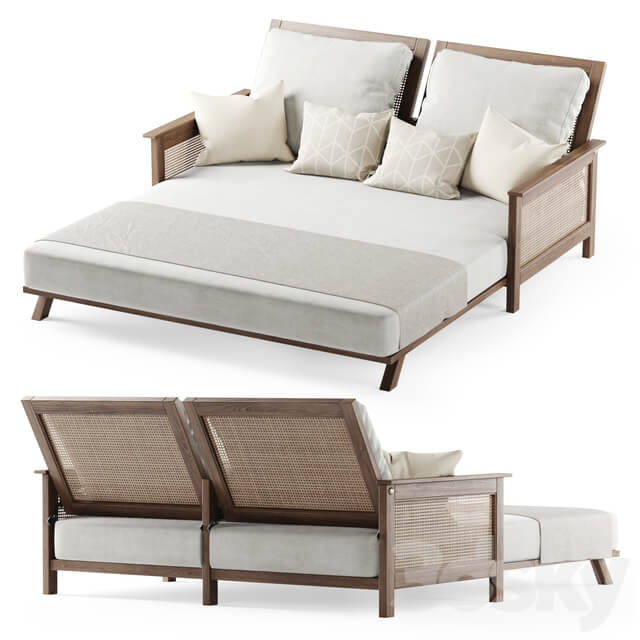 Other soft seating Wooden double daybed