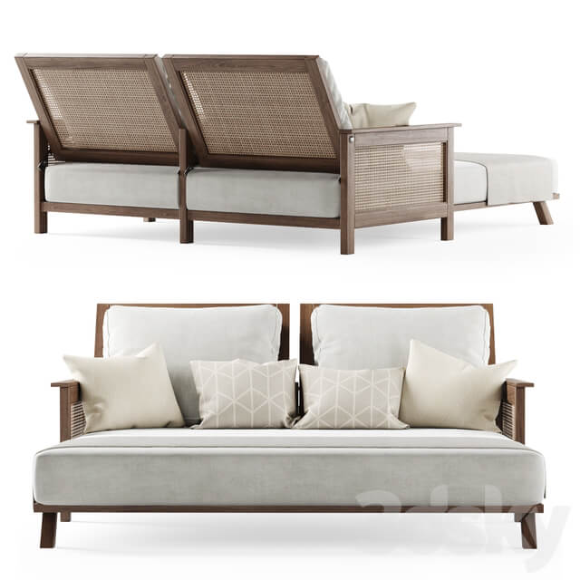 Other soft seating Wooden double daybed