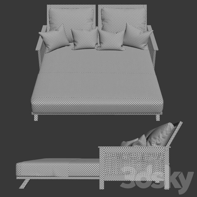 Other soft seating Wooden double daybed