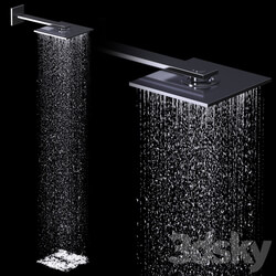 Faucet Overhead shower 300 300 2jet with shower arm 