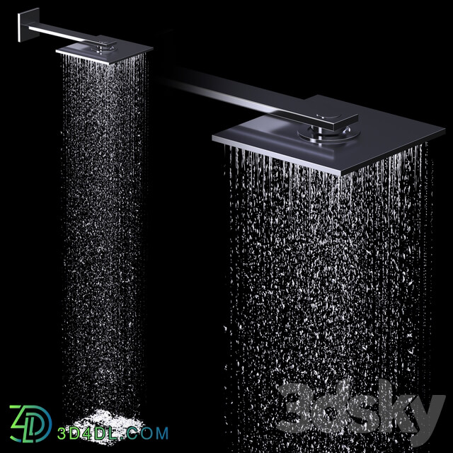 Faucet Overhead shower 300 300 2jet with shower arm