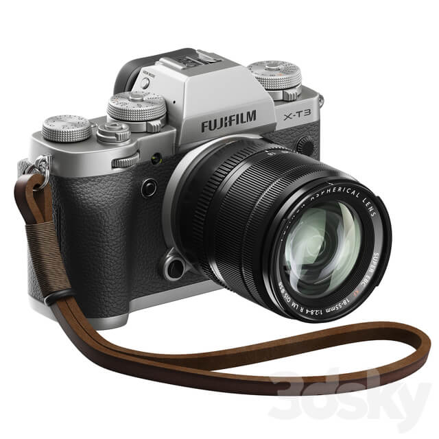 fuji x t3 digital photo camera Miscellaneous 3D Models