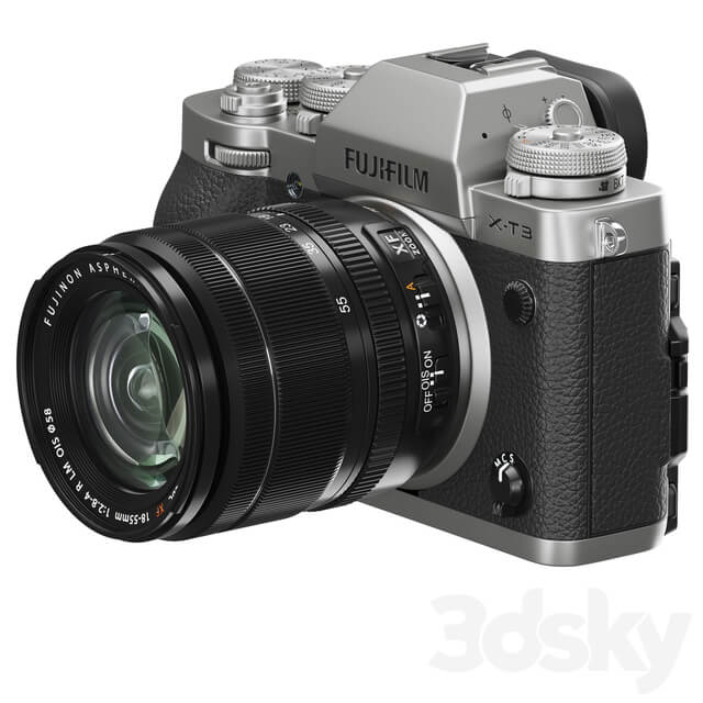 fuji x t3 digital photo camera Miscellaneous 3D Models