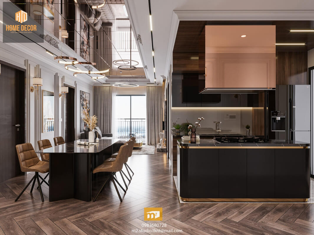 3D Interior Kitchen – Livingroom 274 Scene 3dsmax By Do Dinh Manh