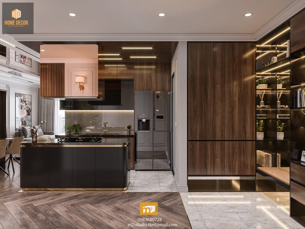 3D Interior Kitchen – Livingroom 274 Scene 3dsmax By Do Dinh Manh