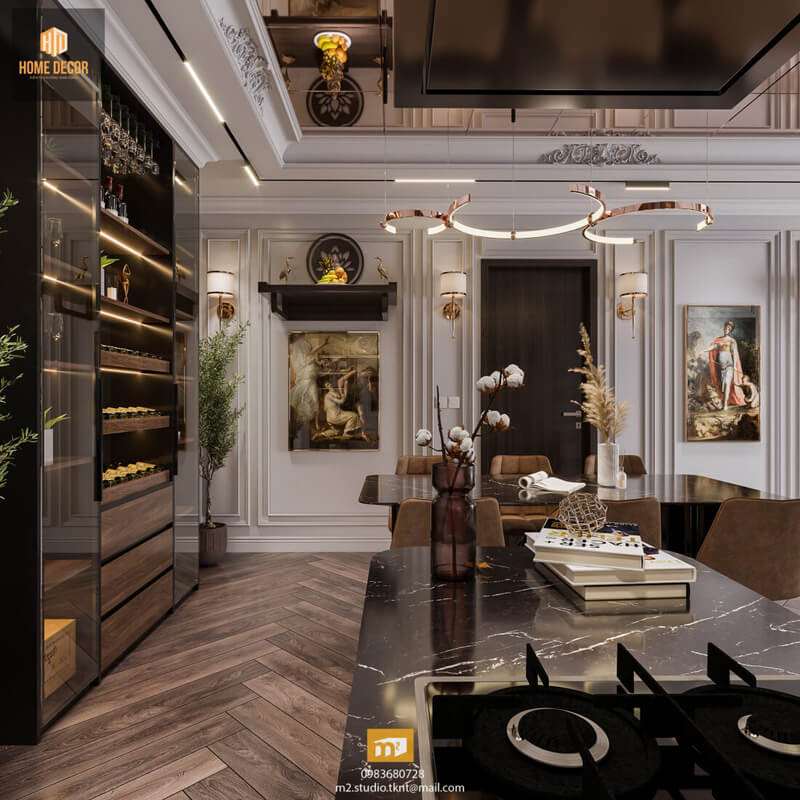 3D Interior Kitchen – Livingroom 274 Scene 3dsmax By Do Dinh Manh