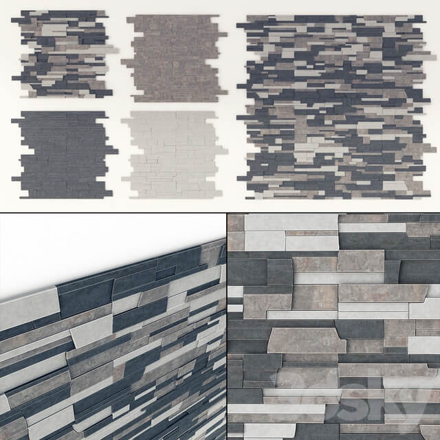 Other decorative objects Wall Clincer rock panel n1 Wall clinker rock panel