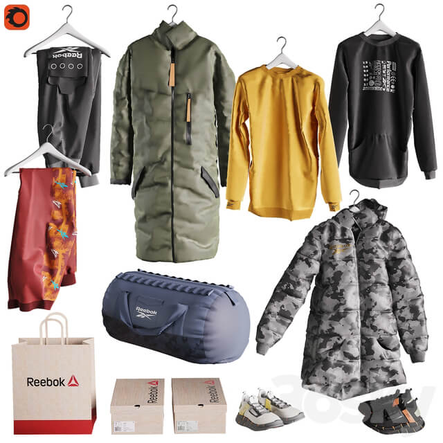 Clothes Floor hanger with clothes