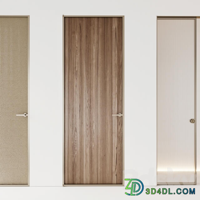 Aladin Swing Mono and Pocket door by Glas Italia set 02