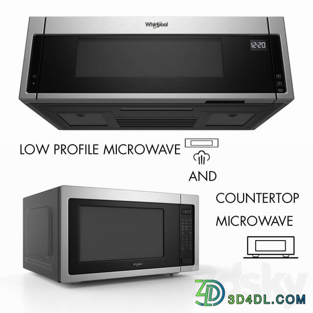 Whirlpool kitchen microwaves