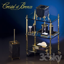 Cristal Et Bronze Prestige Cisele Obsidienne 