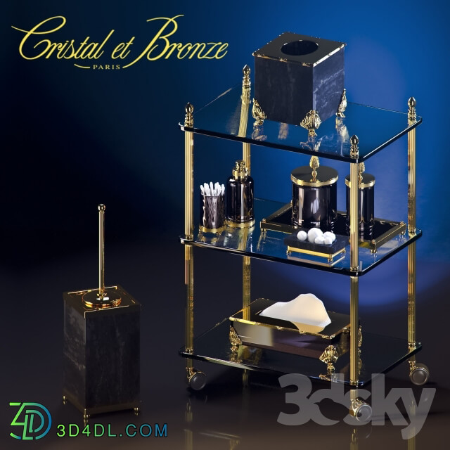 Cristal Et Bronze Prestige Cisele Obsidienne