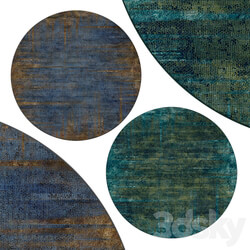 Circle rugs No. 088 