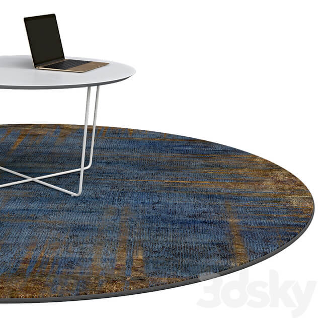 Circle rugs No. 088