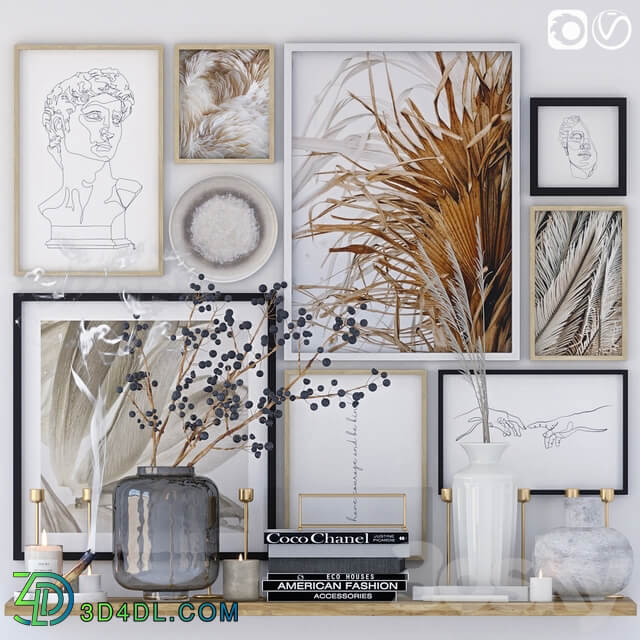 Decorative set with posters 3