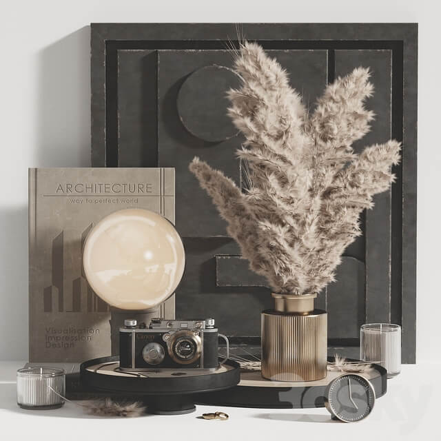 Pampas decor set