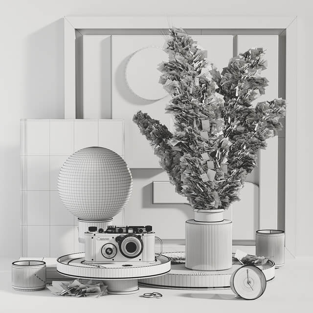 Pampas decor set