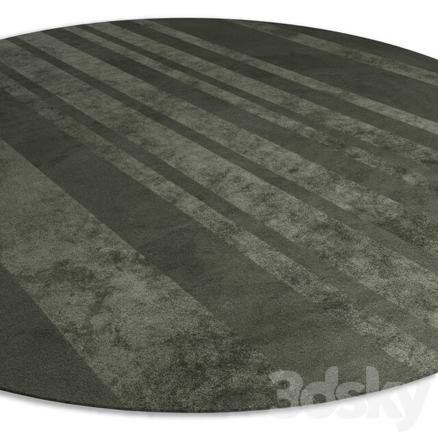 MINOTTI DIBBETS BARCODE round rug